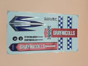 CRICKET BAT STICKERS (AUSTRALIAN STOCK + FREE SHIPPING AUSTRALIA-WIDE) MAXX